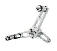 Pédales Moto pour Sportster XL883 XL1200 Customfor 2004-2024 Levier Changement Vitesse Moto Chevilles Levier Vitesse Talon Orteil Pédale CNC Commandes Avancées Moto Repose Pieds à Pédale Pied Pied(A)