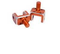 Pédales Moto pour sur-Ron pour Segway X260 Pièces Repose-Pieds Repose-Pieds Repose Pédales Support E-Bike Scooter Dirtbike Motos Tout-Terrain Repose Pieds Moto (Couleur : Orange Foot)