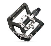 Exustar Epm827 Pedals Argenté Black