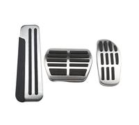 PéDales Pied Voiture pour Megane IV 2016 2017 2018 2019 2020 2021 2022 Pédales De Voiture Antidérapantes en Acier Inoxydable at MT Frein À Gaz Et À Carburant Plaque Repose-Pieds(3 pcs)