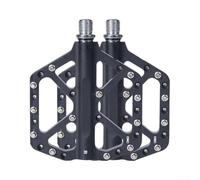 Pédales Plateforme Alliage Alu avec 24 Crampons Acier | CNC usiné, corps creux léger 412g, équilibre force/poids, idéal montagne et route