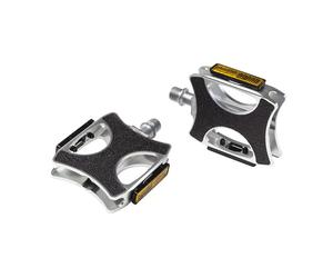 Pédales plateforme aluminium Ergotec Ep-Serie Urban 9/16" Argenté