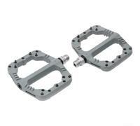 Pédales Plateforme Large en Nylon pour MTB Grip | Nylon haute ténacité, pour surface élargie antidérapante, pour studs intégrés, idéal sentiers boueux, durabilité maximale