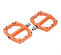 Pédales Plateforme Large en Nylon pour MTB Grip | Nylon haute ténacité, pour surface élargie antidérapante, pour studs intégrés, idéal sentiers boueux, durabilité maximale