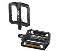 Pédales plateforme vélo noires avec catadioptres PD-M29 XLC