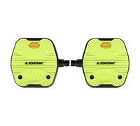 Look Paire de pédales plates Geo City Grip Vibram 530 g Vert lime