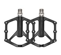 Pédales Plates de vélo Route Montagne en Alliage d'aluminium, roulement scellé 9/16 Pouces, Plate-Forme légère, pédale Cyclisme Universelle for BMX et VTT