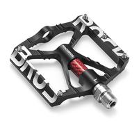 Pédales plates en alliage d'aluminium pour VTT - Noires