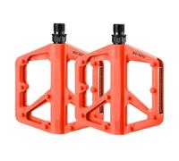 Pédales plates, larges et plates pour vélo - Bandes réfléchissantes légères et antidérapantes de rechange pour homme et femme, trajets urbains, voyages, activités intérieures et extérieures