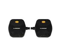 Look Pédales plates Geo City Vision Grip – éclairage rechargeable, Grip Vibram, 580 g, Noir