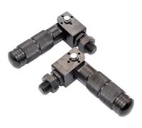 Pédales pliantes pour scooters électriques et vélos avec construction en alliage d'aluminium CNC et manchons filetés pour un ajustement sûr (noir)