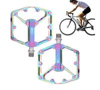 Pedales pour Cyclisme | Accessoires de Cyclisme en d'Aluminium avec Roulement du,Pedales De Vélo avec Pointes Anti-Dérapantes - pour Randonnée Extérieur Vélo Entraînement Hommes Femmes