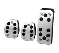 Pédales Pour Gaz Et Frein Pour Ford Pour Focus 2 3 4 MK2/3/4 Pour Kuga Pour Escape RS ST 2005-2017 Jeu Pédales Embrayage Accélérateur Frein Avec Revêtements Pédale Voiture(Red ST MT No Rest)