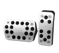 Pédales Pour Gaz Et Frein Pour Ford Pour Focus 2 3 4 MK2/3/4 Pour Kuga Pour Escape RS ST 2005-2017 Jeu Pédales Embrayage Accélérateur Frein Avec Revêtements Pédale Voiture(Black ST AT No Rest)