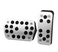 Pédales Pour Gaz Et Frein Pour Ford Pour Focus 2 3 4 MK2/3/4 Pour Kuga Pour Escape RS ST 2005-2017 Jeu Pédales Embrayage Accélérateur Frein Avec Revêtements Pédale Voiture(Red ST AT No Rest)