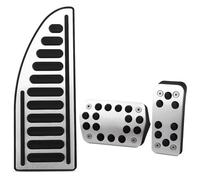 Pédales Pour Gaz Et Frein Pour Ford Pour Focus 2 3 4 MK2/3/4 Pour Kuga Pour Escape RS ST 2005-2017 Jeu Pédales Embrayage Accélérateur Frein Avec Revêtements Pédale Voiture(Red ST AT and Rest)