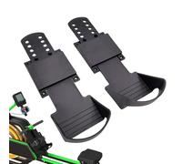 Pédales pour rameur - 1 paire de pédales de vélo à rame, pédales de vélo à rames pour exercices | Pièces de rameur au design antidérapant, repose-pieds pour rameur pour salle de sport domestique