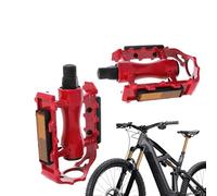 Pédales pour Vélo de Route, 2 Pièces de Supports de Pied, avec Adaptateur D'Extension Pédales Anti-Dérapantes en Remplacement pour Tricycle, pour Pédalier Adultes Séniors Et Usage Extérieur Route