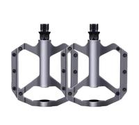 Pédales pour vélo - Pédales plates pour VTT - Ultra légères et antidérapantes - En nylon - Plateformes larges - Pour homme et femme