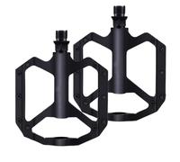 Pédales pour vélo - Pédales plates pour VTT - Ultra légères et antidérapantes - En nylon - Plateformes larges - Pour homme et femme