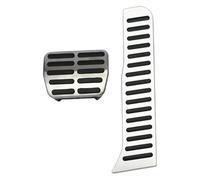 pédales Pour VW Pour Jetta MK6 MKVI 6 2012 - 2017 Couvercle Pédale Manuel Automatique, Frein À Gaz En Acier Inoxydable, Accessoires Pédales Voiture(2Pcs AT)