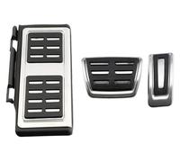 pédales Pour VW Pour Tiguan MK2 Pour Allspace 2017 - 2021 Accessoires Couvercle Pédale Voiture Pédales Frein À Gaz Coussinets Repose Pieds(AT With Rest)