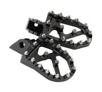 Pédales Repose-pied De Moto Dirt Bike Pour Suzuki RM65 2003 2004 2005 RM100 2003(Noir)