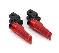 Pédales Repose-pieds Avant Réglables Moto Pour Suzuki GSXR 125 GSXR 600 GSXR 750 GSX-R1000 GSX-S125 GSX-S750 GSX-S1000(ROUGE)