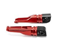 Pédales Repose-pieds Moto Remise à pied de pied de la moto pour K&awasaki ZX10R ZX6R ZX636 ZX9R ZZR12R ZX14R ZZR1400 GTR1400 ER6N ER6F Z650 Z750 Z800 Z900 Repose-pieds de Moto (Color : Rouge)