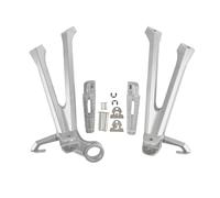 Pédales Repose-pieds Passager Arrière Pour Suzuki GSXR 600 GSXR 750 2011-2022 2023 2024(ARGENT)