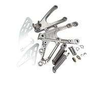 Pédales Repose-Pieds Pegs Repose-Pieds AV&Ant De Moto pour YZF1000 R1 2007 2008 YZF 1000 1000CC Support De Montage De Pédale