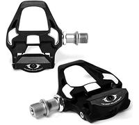 Pedales Route Pd-R8000 Pour Velot, Pedales Clipless Titane Roulements Scelles Nylon/Aluminium Compatibles Avec Cales Shimano Spd-Sl Pour Cyclisme Interieur (9/16"")