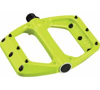 Pédales Spank Spoon DC - Plateforme, Aluminium, 9/16", Vert Citron