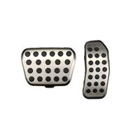 Pédales sport voiture Compatible avec Ford pour Ecosport 2013-2019 couvre-pédales d'accélérateur et d'embrayage de frein de style de voiture(AT 2pcs)