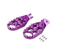 Pédales Support repose-pieds vélo électrique pour Surron Light Bee XS, Kit pédale, attelle pied latéral antidérapantes(Purple Footpeg)