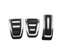 Pédales voiture Pédales De Voiture En Acier Inoxydable, Pédale Frein À Gaz, Repose-pied, Couvercle Protection Pour A6 C8 2018-2021 Pour A7 LHD(MT)