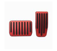Pédales Voiture Plaques Pour Tesla Model 3 Y 2017-22 Accessoires En Alliage D'aluminium Pédale D'accélérateur Gaz Carburant Frein Couverture Style De Voiture(Red)