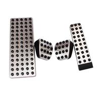 Pédales Voiture Pour Benz W140 W220 W221 Classe S 1993 1994 1995 1996-2012 Couvre-repose-pieds En Acier Inoxydable Autocollants Kits Couvre-pédales De Frein À Gaz(MT 4pcs)