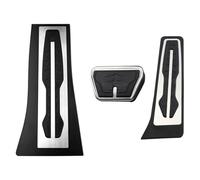 Pédales Voiture Pour BMW Pour X5 Pour X6 F15 F16 E70 E71 E72 M 2008-2017 Pédales Voiture LHD Accélérateur À Gaz Frein Repose-pieds Pédale Pad Pad Kit(3Pcs AT with rest)
