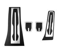 Pédales Voiture Pour BMW Pour X5 Pour X6 F15 F16 E70 E71 E72 M 2008-2017 Pédales Voiture LHD Accélérateur À Gaz Frein Repose-pieds Pédale Pad Pad Kit(4Pcs MT with rest)