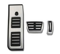 Pédales Voiture Pour C8 Pour A7 Pour A6 Avant 2019 2020 2021 Antidérapant AT Gaz Pad Accélérateur Frein Repose-pieds Couvre Pédale Acier Inoxydable(3pcs for AT)