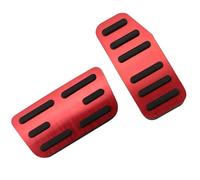 Pédales Voiture Pour Fit Jazz GK3 GR1 2014-2022 Repose-pieds Frein À Carburant Sans Perçage Pédale frein à essence(Red)