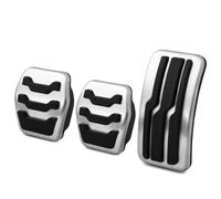 Pédales Voiture pour Ford Escape Kuga 2019 2020 2021 2022 Ensemble Couvre-pédales Frein À Gaz Et d'embrayage Pédale Frein à Essence(3 pcs)