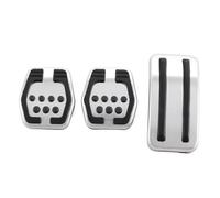 Pédales Voiture Pour Ford Pour Focus 2 Pour Focus 3 4 MK2 MK3 MK4 Kuga RS ST Embrayage Gaz Frein Pédales Plaquettes MT Inoxydable Voiture Pédale Couvre Couvre Pedale(C Style 3piece)