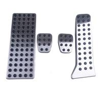 Pédales Voiture Pour Mazda Pour CX-5 CX-4 Pour CX-9 Pour Atenza Sport Racing LHD Acier Inoxydable Gaz Carburant Frein Repose-pieds Modifier Pédale Pads(MT 4 PCS)