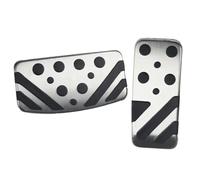 Pédales Voiture Pour Mitsubishi Pour PAJERO Eclipse RVR Pour Cross Car Styling Voiture Embrayage Frein Accélérateur Pédale Repose-pieds Pédales Couvre(Blanc)
