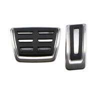 Pédales Voiture Pour Skoda Pour KAMIQ Pour Combi Pour SCALA Pour Octavia Pour Rapid Pour Superb Pour Kodiaq LHD AT MT Auto Car Pedals Pedal Pad Cover Couvre Pedale(AT 2 piece)