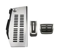 Pédales Voiture Pour VW Pour Polo Pour Golf 4 Pour Bora Pour Beetle RSi Pour GTI R32 Pédale De Voiture Repose-pieds En Acier Inoxydable(AT B with rest pedal)