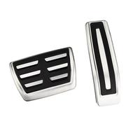 Pédales Voiture Pour VW Pour Touareg 2007 2008 2009 2010 2011 2012-2017 Pédales Voiture En Acier Inoxydable Couvercle Protection Pédale Frein À Gaz