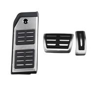 Pédales Voiture Pour VW Pour Touareg 2019 2020 LHD Pédale Voiture Carburant Accélérateur Frein Repose-pieds Pédales Plaque Pédale frein à essence(3pcs a set)